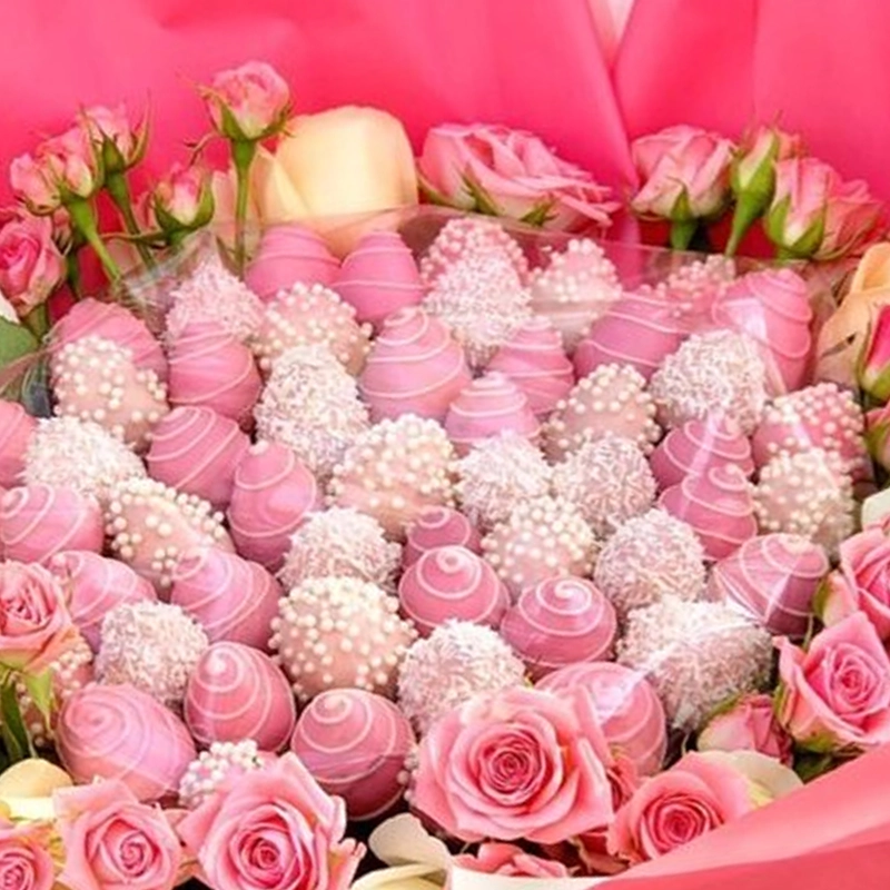 Букет из клубники Чувства